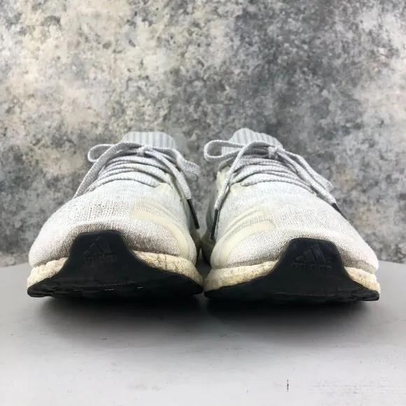 Adidas Men's Size 13 UltraBoost Uncaged White Tint Grey Knit Sneakers DA9157