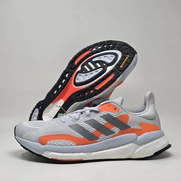 Adidas Men's Solar Boost 3 M Running Shoes FY0316 White/Orange Multi Size 8 New