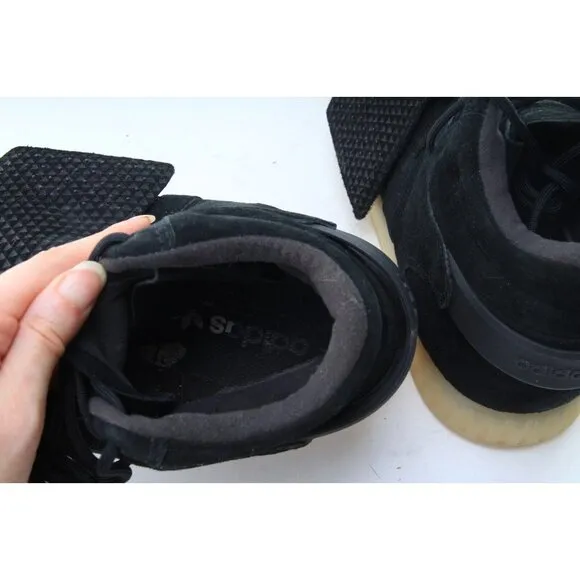 adidas mens tubular invader strap black shoes Sneakers  size 13