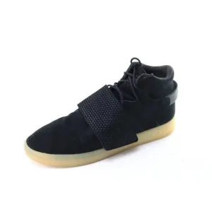 adidas mens tubular invader strap black shoes Sneakers  size 13