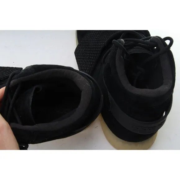 adidas mens tubular invader strap black shoes Sneakers  size 13