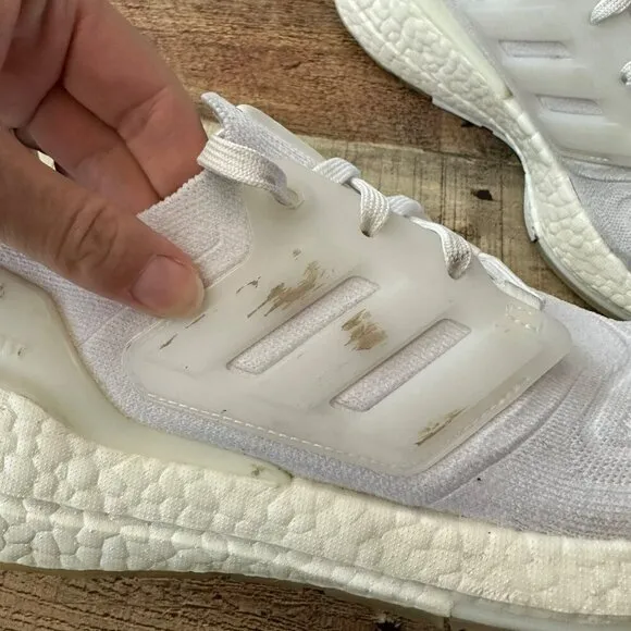 Adidas Men's Ultraboost Light Running Shoes in White -8.5