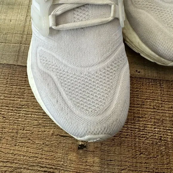 Adidas Men's Ultraboost Light Running Shoes in White -8.5