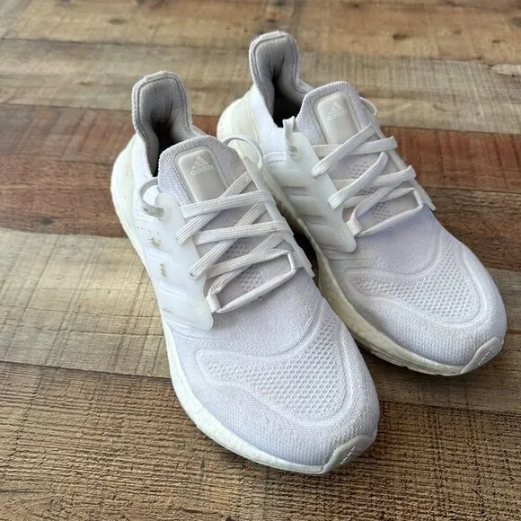 Adidas Men's Ultraboost Light Running Shoes in White -8.5