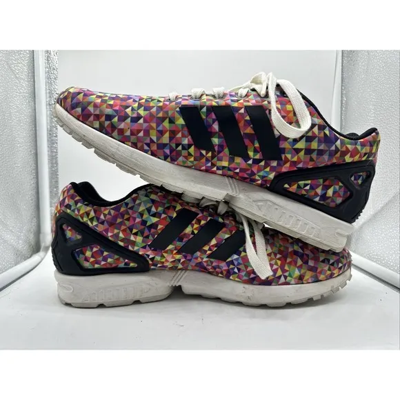 ADIDAS MENS ZX FLUX GRAPHIC PRINT Prism Boost Running Shoes MENS SIZE 9.5 M19845