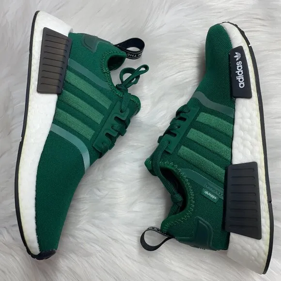 Adidas Nmd R1 Green Womens Running Shoes HQ4280 NEW* Sz 6