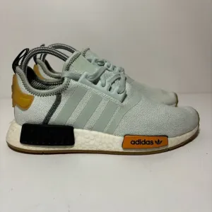 ADIDAS NMD R1 Sneakers Mens 7.5 Vapour Green Gold Boost Running Athletic Shoes