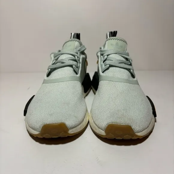 ADIDAS NMD R1 Sneakers Mens 7.5 Vapour Green Gold Boost Running Athletic Shoes