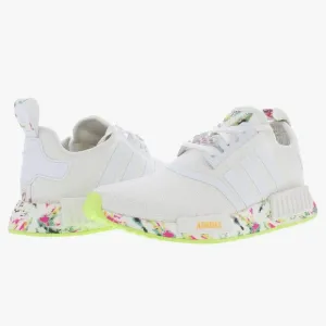 Adidas NMD R1 Watercolor Boost Tie Dye Green White Red GX5402 Youth Sz 13 girls