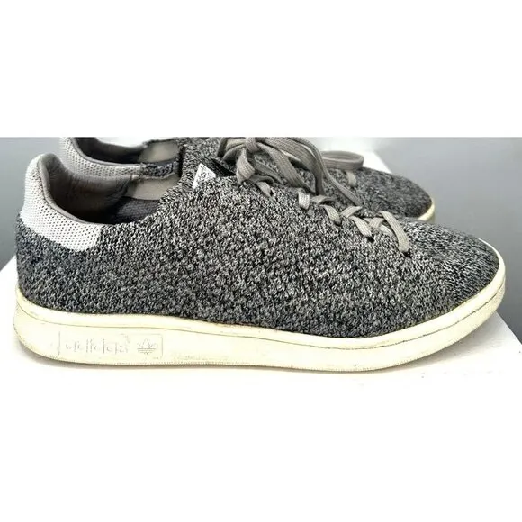 Adidas Originals Mens Shoes Stan Smith Prime Knit Grey Wool S80069 Size 8
