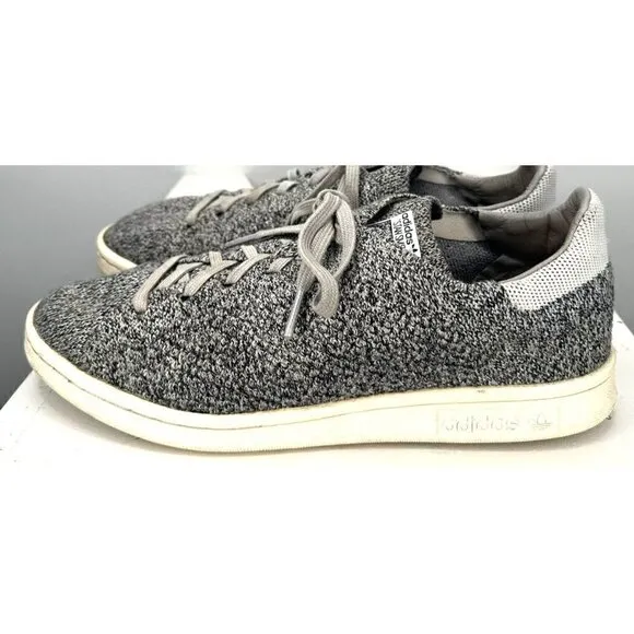 Adidas Originals Mens Shoes Stan Smith Prime Knit Grey Wool S80069 Size 8