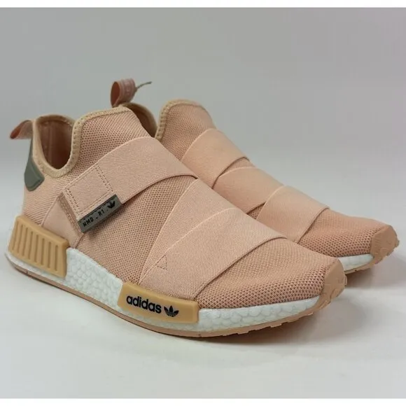 adidas Originals NMD R1 Strap Womens 11 Halo Blush Athletic Shoes Sneaker GW9469