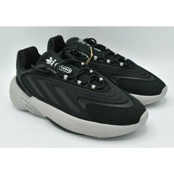 Adidas Originals Womens Size 9.5 Ozelia Core Black Running Shoes Sneakers GW0613