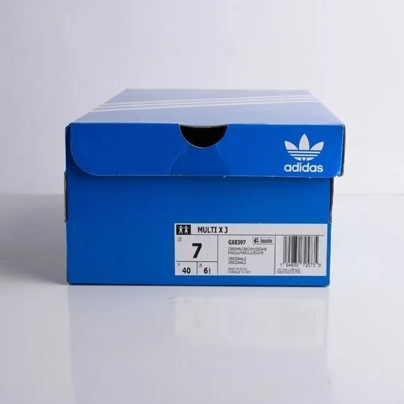 Adidas Originals Youth Multi X J Running Shoes Sneakers Beige GX8397 Size 7