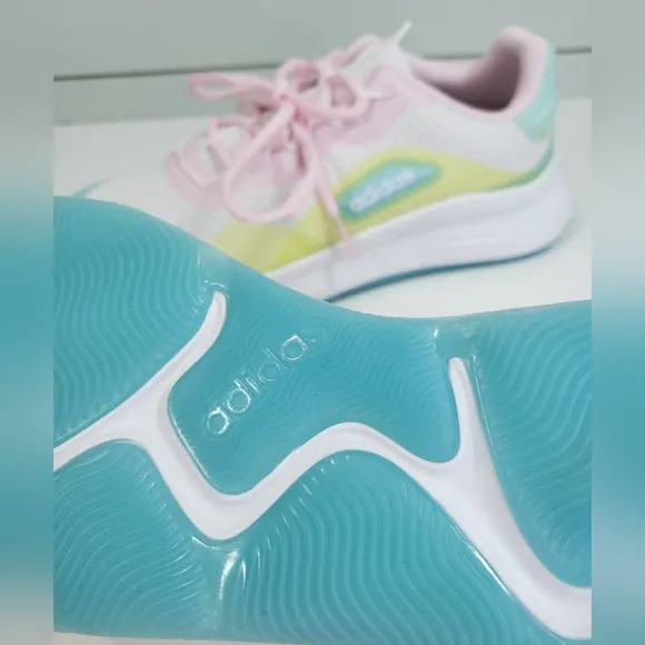 Adidas Primrose Sleek White Hazy Sky FZ3215 Running shoes Sneakers Women's Sz 7