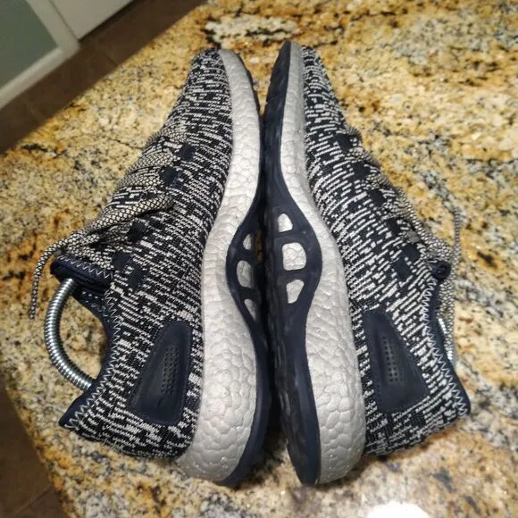 Adidas Pureboost Legend Ink Running Shoes Blue CG2988 Space Dye Men's Sz 7.5