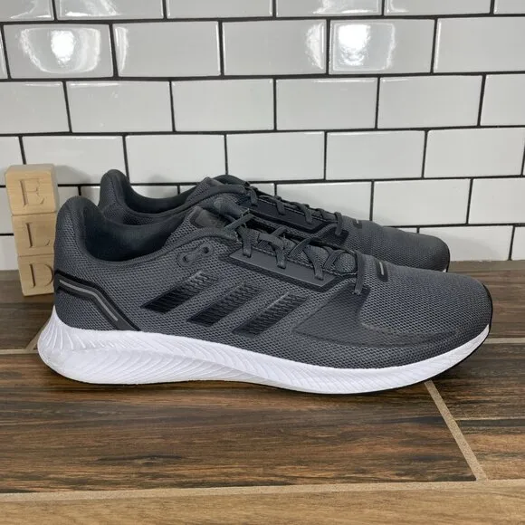 adidas Runfalcon 2.0 Mens Size 13 Running Shoes Gray Athletic Trainers Sneakers