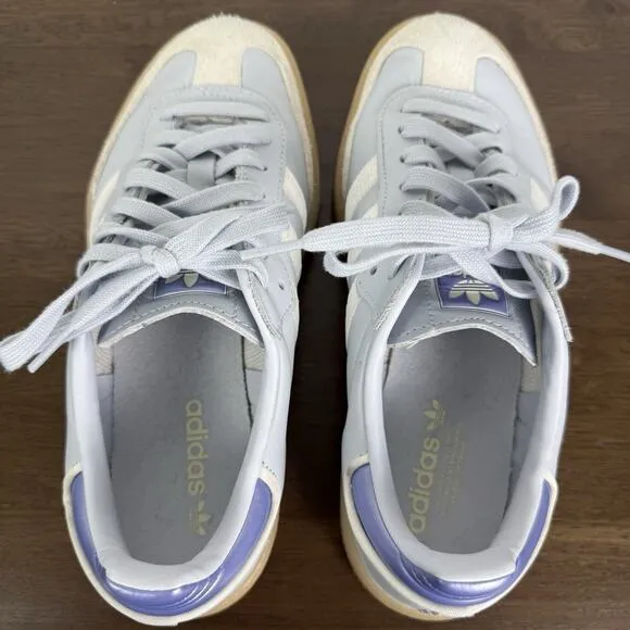 Adidas Sambae Samba Halo Blue Spark Metallic Shoes Womens Size 7 IG1953