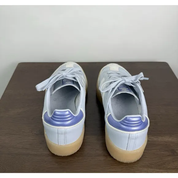 Adidas Sambae Samba Halo Blue Spark Metallic Shoes Womens Size 7 IG1953