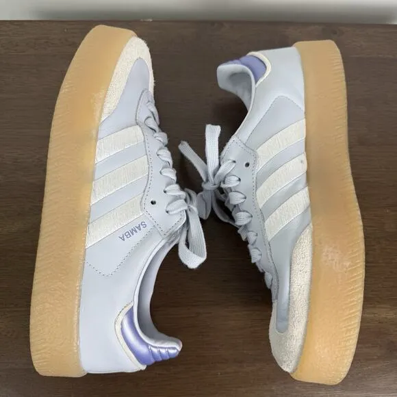 Adidas Sambae Samba Halo Blue Spark Metallic Shoes Womens Size 7 IG1953