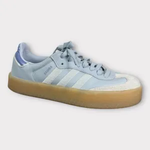 Adidas Sambae Samba Halo Blue Spark Metallic Shoes Womens Size 7 IG1953