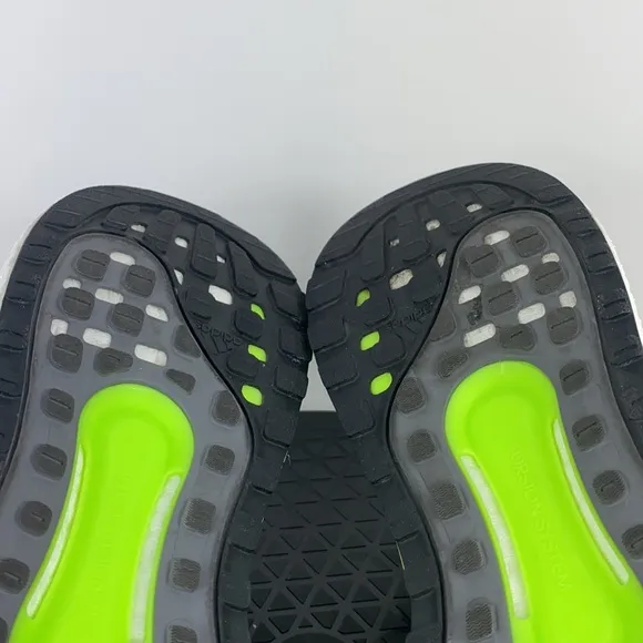 Adidas Solar Glide Gray/Green Athletic Running Shoes FU9035 Men's Size 12