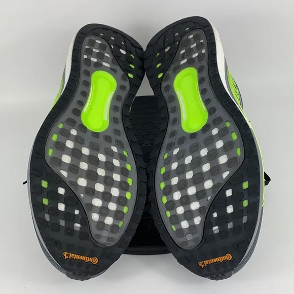 Adidas Solar Glide Gray/Green Athletic Running Shoes FU9035 Men's Size 12