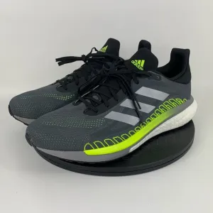Adidas Solar Glide Gray/Green Athletic Running Shoes FU9035 Men's Size 12