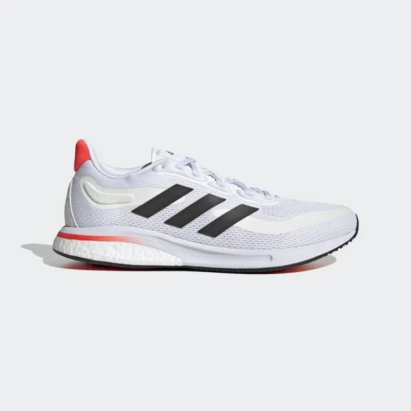 Adidas Supernova Running Sneaker Style FY2861 Black White Solar Red Men Size 10