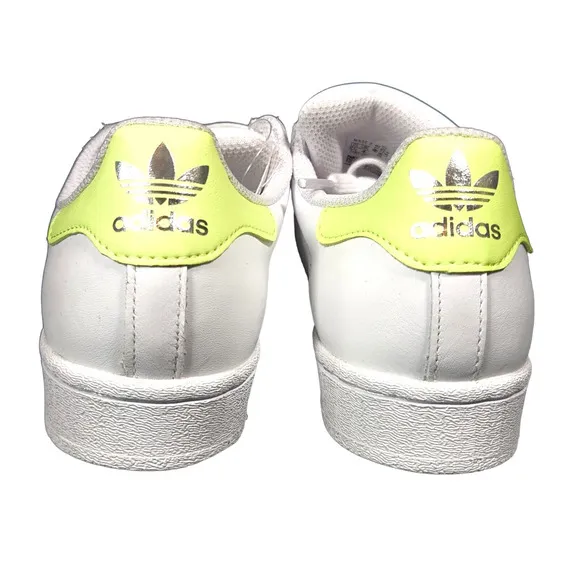 Adidas Superstar Originals FX6090 Women's Shoes White High Resolution Yellow 5.5