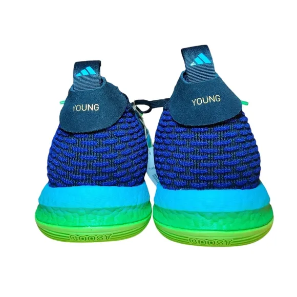 Adidas Trae Young 2 Trae Tlien Mens Size 12 Black/Solar Green Basketball Shoes