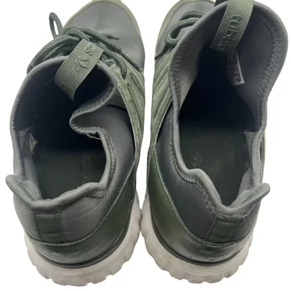 Adidas Tubular Radial Sneakers Mens 12 Shoes AQ6724 Running Shadow Green Cushion