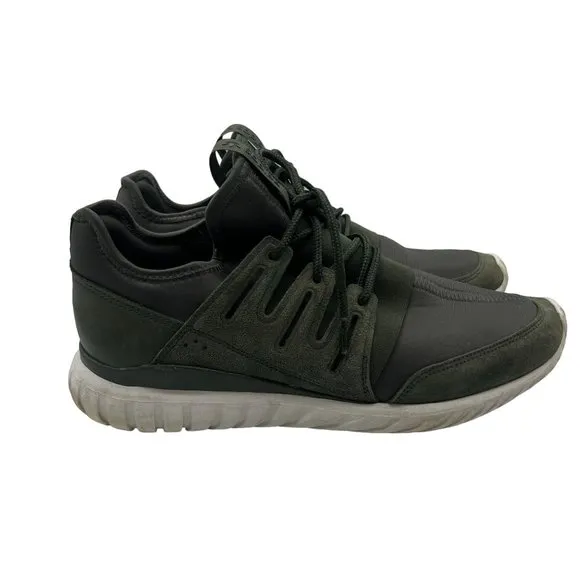 Adidas Tubular Radial Sneakers Mens 12 Shoes AQ6724 Running Shadow Green Cushion