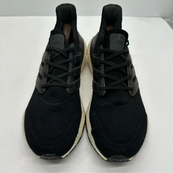 Adidas Ultra Boost 21 Mens 13 Core Black Running Shoes Sneakers Gym FY0378