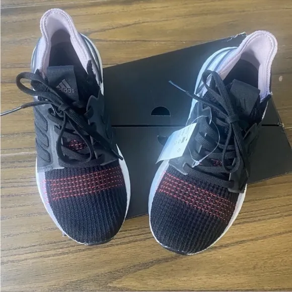 Adidas Ultraboost 19 black running shoes sneakers
