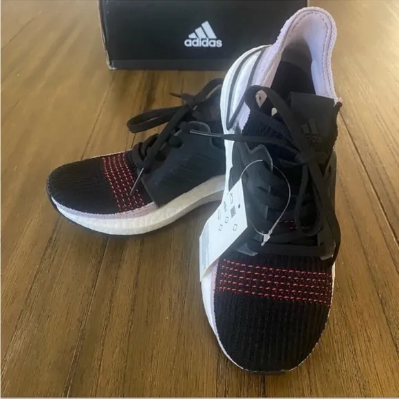 Adidas Ultraboost 19 black running shoes sneakers