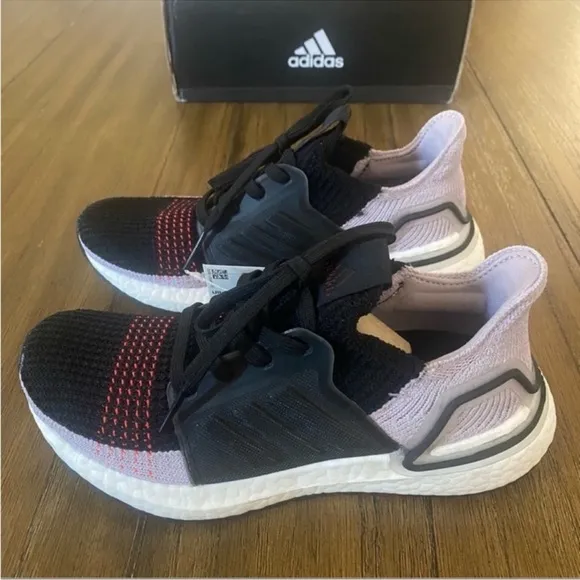 Adidas Ultraboost 19 black running shoes sneakers
