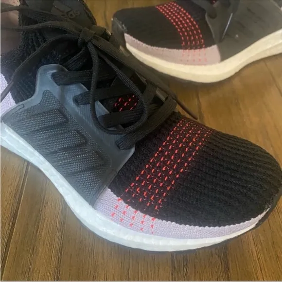 Adidas Ultraboost 19 black running shoes sneakers