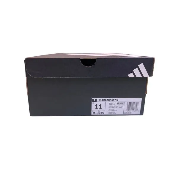 adidas Ultraboost 5X Running Shoes Grey One Blue JS3516 Men's Size 11 NIB