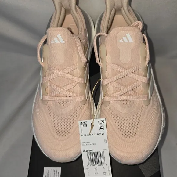 adidas Ultraboost Light in Tan/White, Women's Size 8, NIB