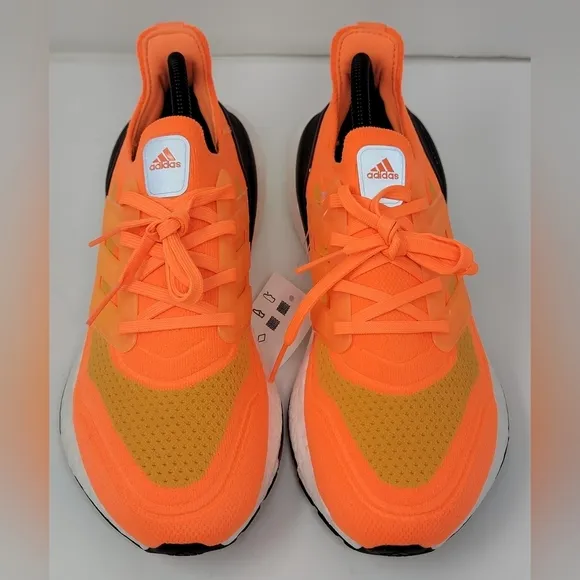 Adidas UltraBoost Men's Shoes 21 Screaming Orange Running FZ1920 Size 7 New