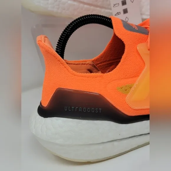 Adidas UltraBoost Men's Shoes 21 Screaming Orange Running FZ1920 Size 7 New