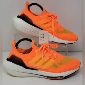 Adidas UltraBoost Men's Shoes 21 Screaming Orange Running FZ1920 Size 7 New