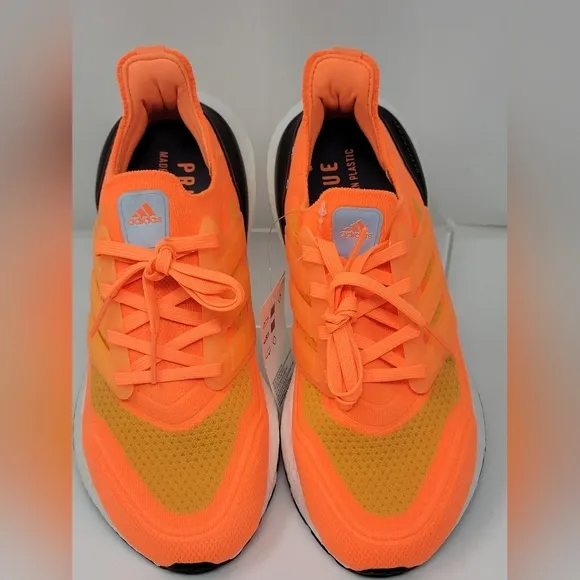 Adidas UltraBoost Men's Shoes 21 Screaming Orange Running FZ1920 Size 7 New