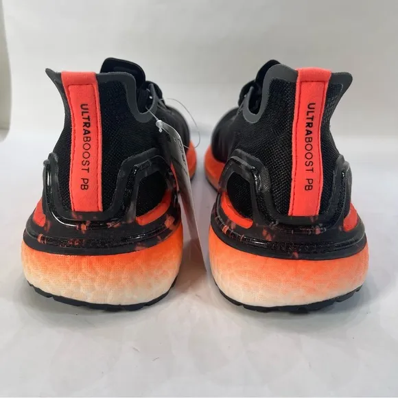 Adidas Ultraboost PB Black Signal Coral Running Shoes EG0419 Women’s Size 6