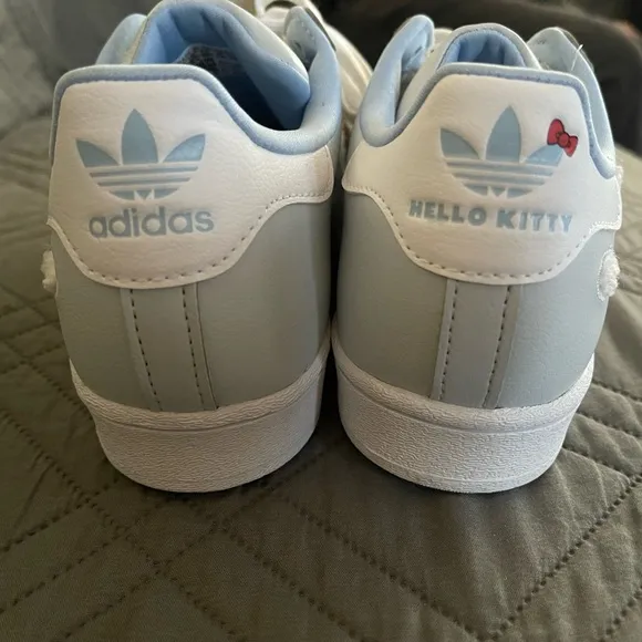 Adidas women superstars  Hello Kitty Sneakers - Light Blue and White