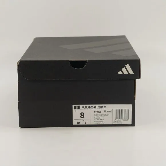 Adidas Women's UltraBoost Light 'Crystal White' GY9352 Running size 8