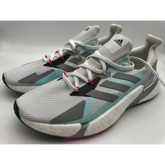 adidas Women's X9000L4 BOOST Running Crystal White/Silver FW8405 Size 11🛒
