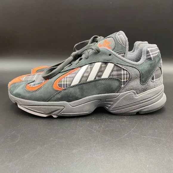 Adidas Yung-1 Plaid Running Shoes Men’s Size 10