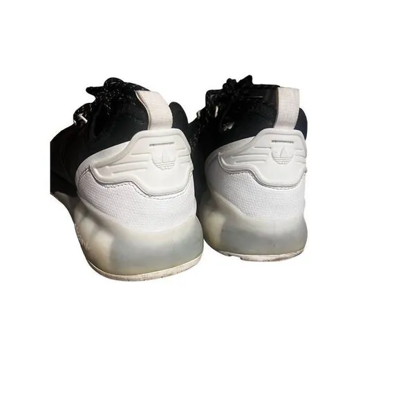 Adidas ZX 2K Boost Men's Shoes Athletic Sneakers Core Black White size 8